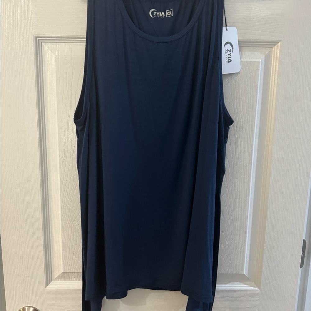 Zyia Long Finesse Slit Tank